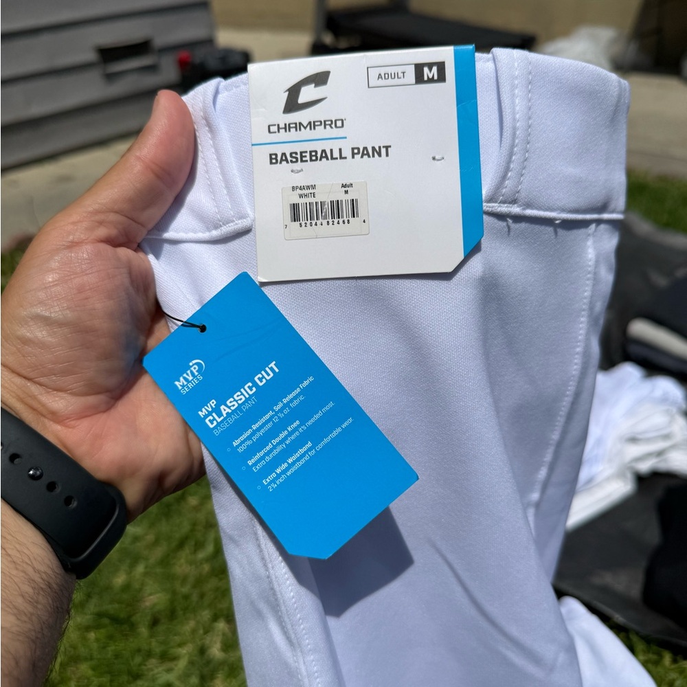 Champro Men's White Baseball Pants